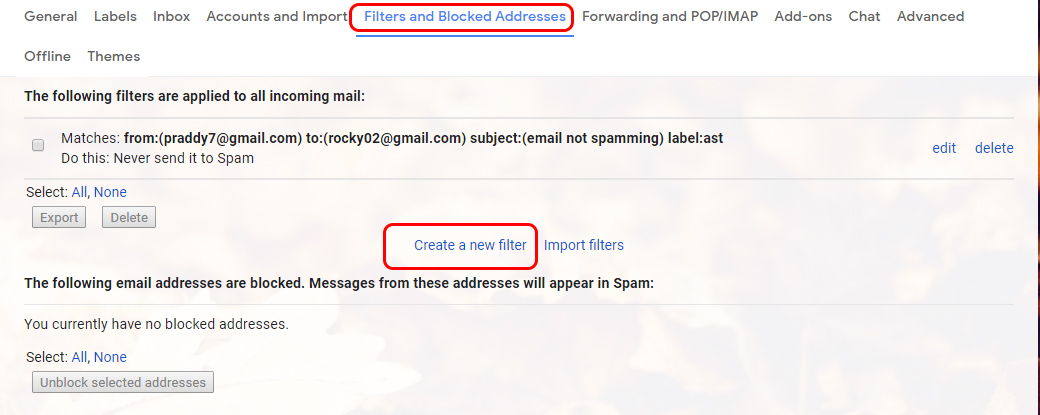 filter genuine emails from SPAM